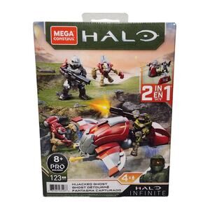 Mega Construx Halo Infinite 2 In 1 Hijacked Ghost 123 Pcs 2020 Brand New